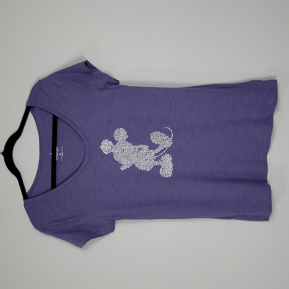 Disney Parks Mickey Mouse sequin beaded short sleeve tshirt top - Picture 1 of 6